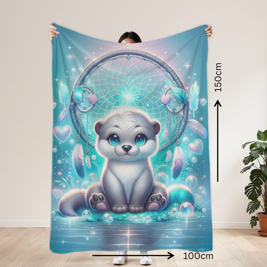 Otter Mystical Lightweight Blanket 100cm x 150cm