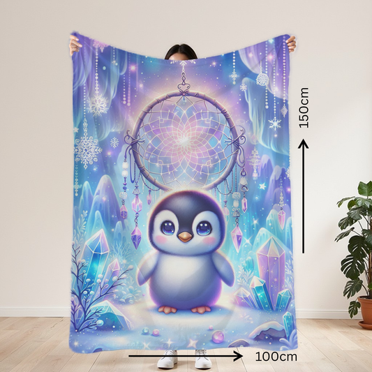 Penguin Mystical Lightweight Blanket 100cm x 150cm