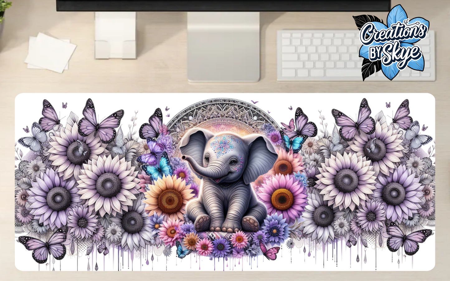 Elephant Desk Mat